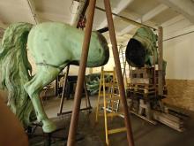 A restaurátor műhelyben