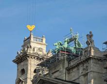 Újra eredeti pompájában a szobor