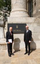 Prof. Dr. Koen Lenaerts was the guest of the Curia of Hungary Prof. Dr. Koen Lenaerts was the guest of the Curia of Hungary