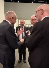 A moment at the conference