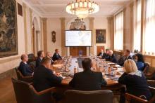 Talks were held in the Mailáth Hall of the Curia Talks were held in the Mailáth Hall of the Curia