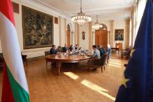 The meeting took place in the Mailáth Room of the Curia