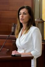 Dr. Varga Judit igazságügyi miniszter nyitóelőadása  (A képek forrása: Legfőbb Ügyészség)