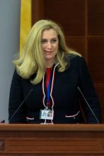 Dr. Joanna Lemańska habilitált docens, a Lengyel Köztársaság Legfelsőbb Bíróságának elnöke (A képek forrása: Legfőbb Ügyészség)