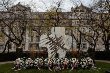 Budapest, V. kerületi Emberkereszt – Honvéd téri GULÁG emlékmű, forrás: IM