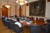 The delegations of the Czech and Hungarian supreme courts in the Curia's Mailáth Room
